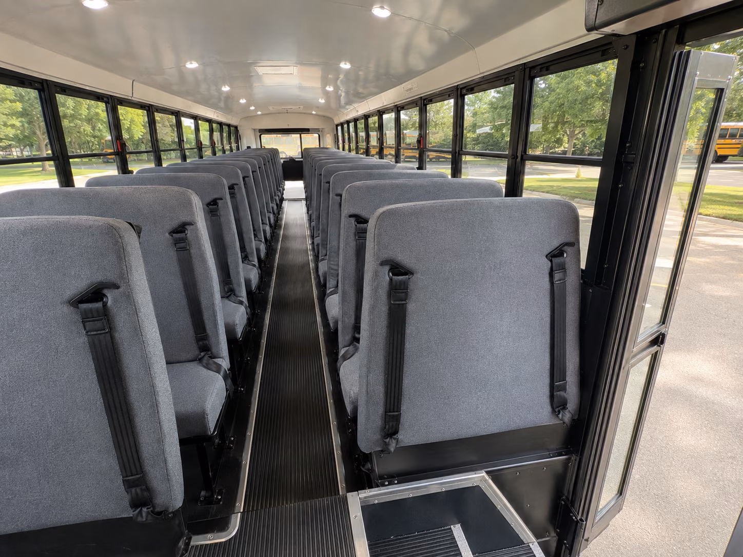 school buses for asu campus tours and university field trips