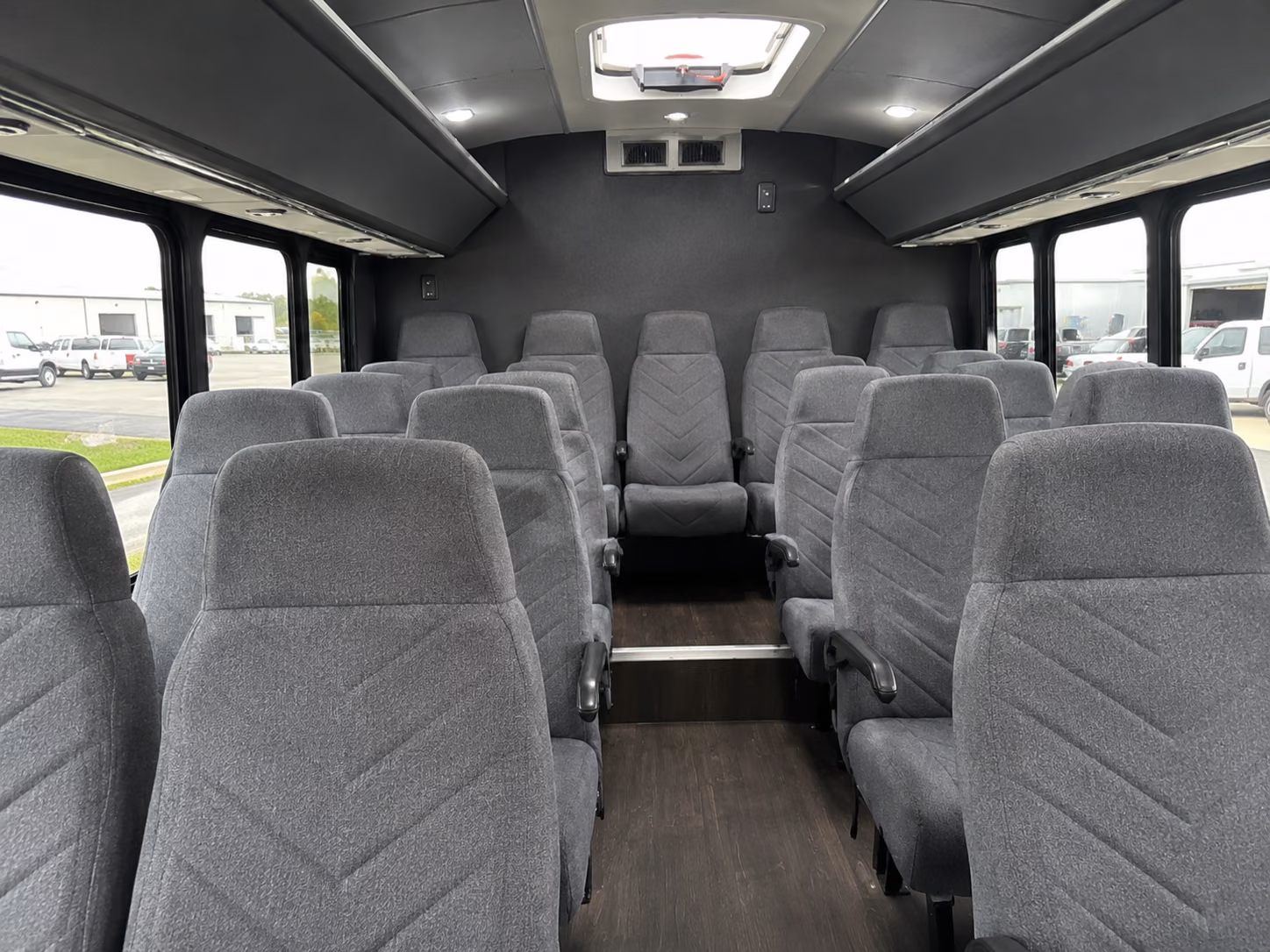 tempe 15 passenger minibus inside