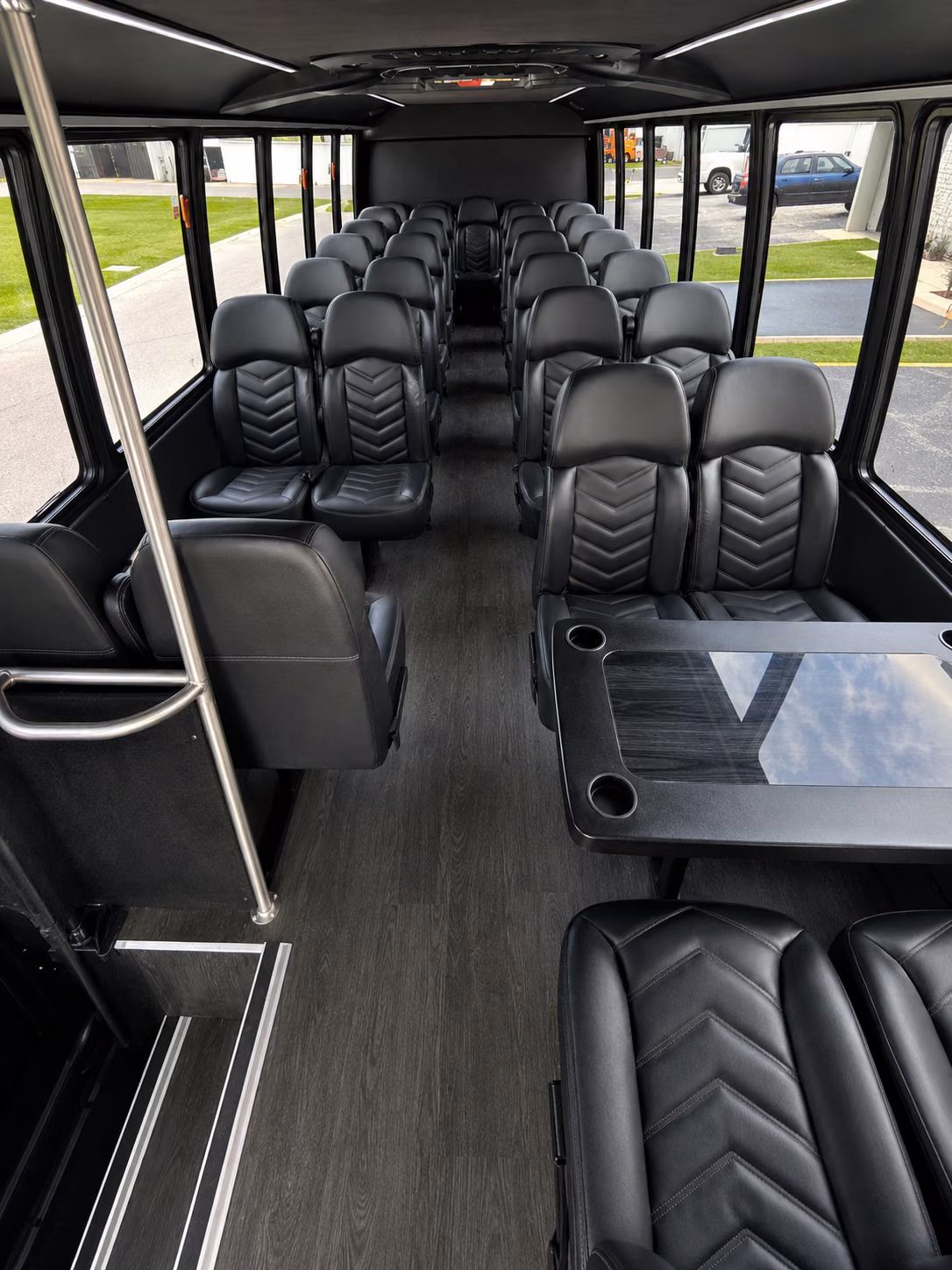 tempe 18 passenger minibus inside