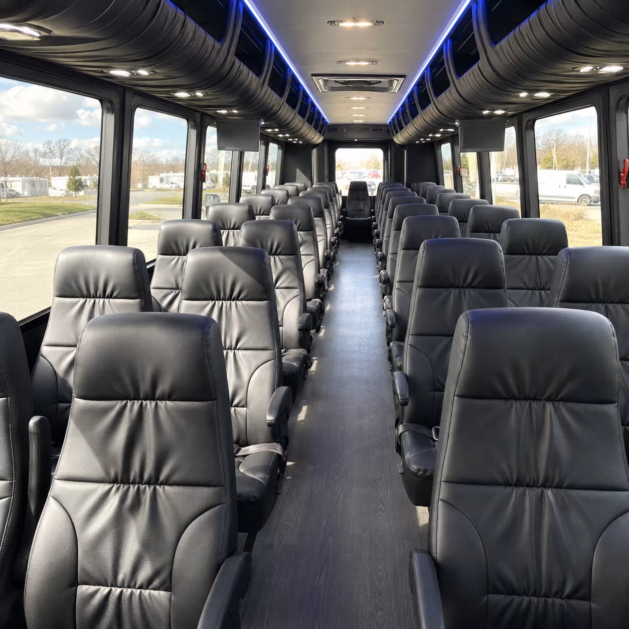 tempe 25 passenger minibus interior
