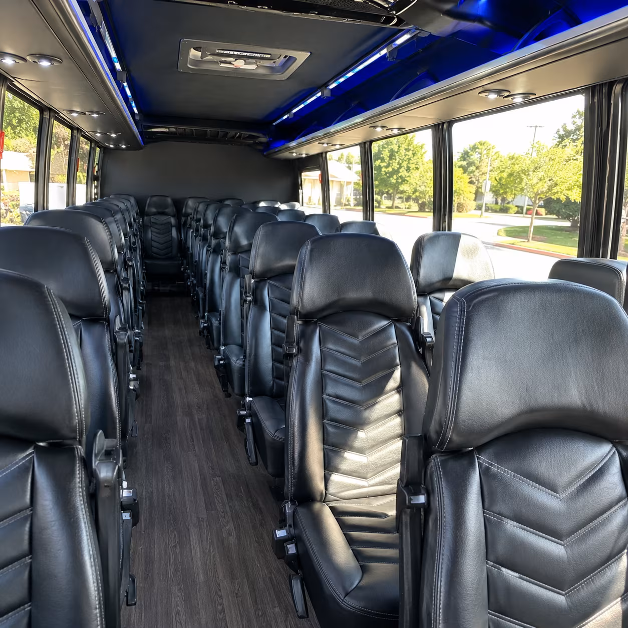 tempe 30 passenger minibus interior