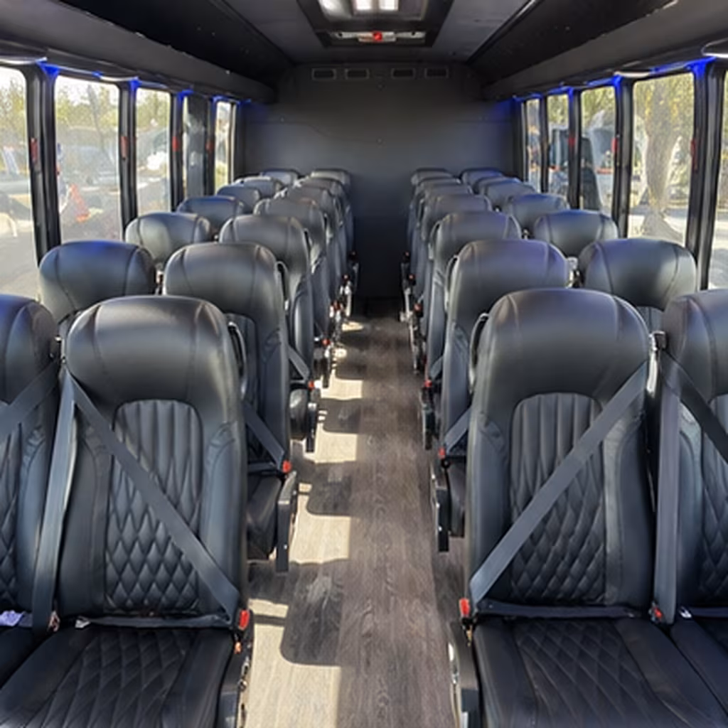 tempe 35 passenger minibus inside