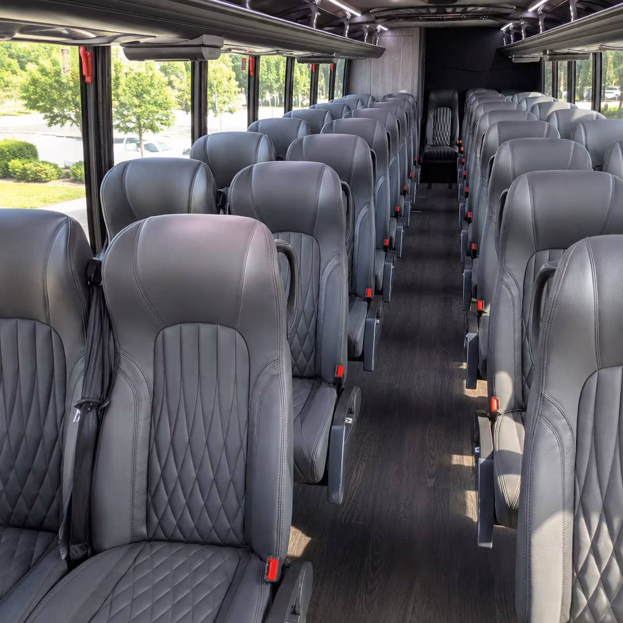 tempe 35 passenger minibus interior