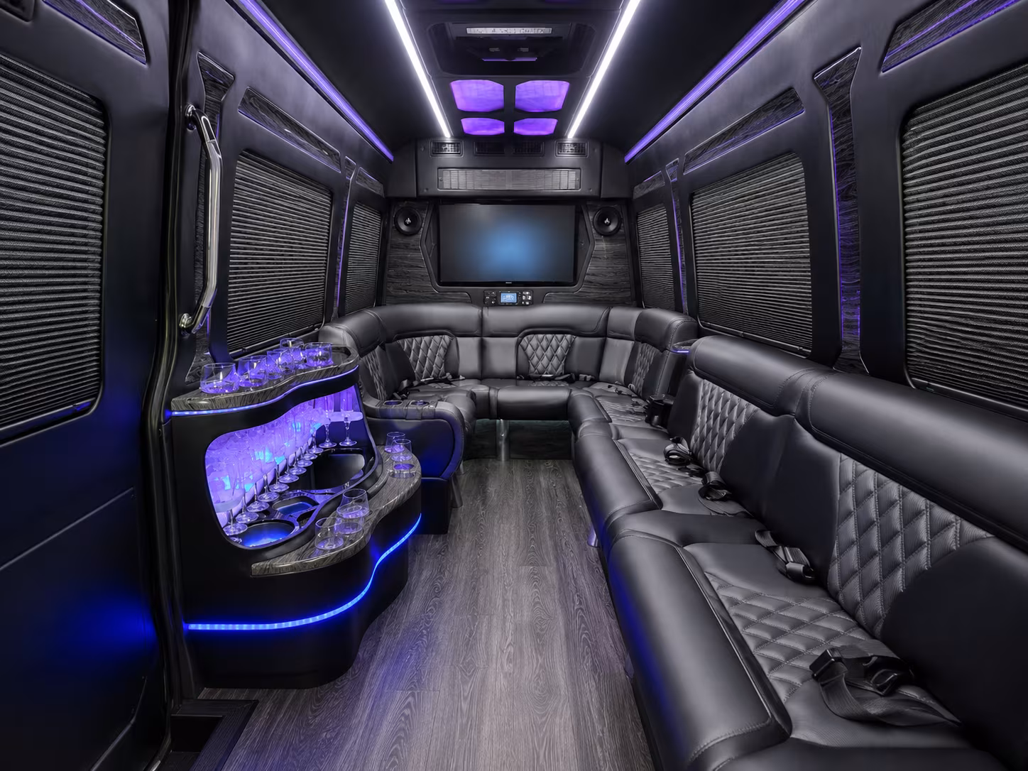 tempe corporate event transportation onboard seating