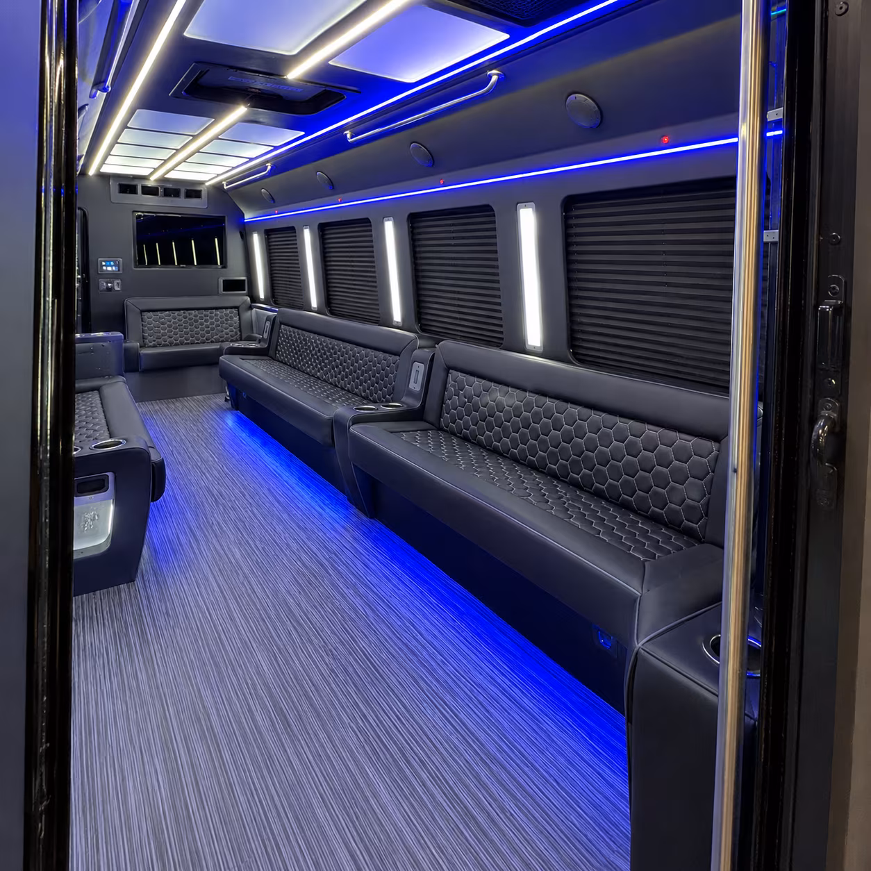 tempe party bus interior